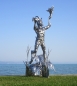 Preview: Pan statuette large stainless
